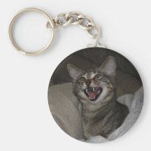 Llavero feliz del gato