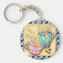 ¡LLAVERO - HABAS FRESCAS! ARTE DEL CAFÉ