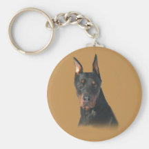 Llavero impresionante del Pinscher del Doberman