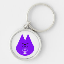 Llavero lesbiano del gatito