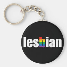 Llavero lesbiano del negro del orgullo