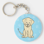 Llavero lindo de Labrador del dibujo animado