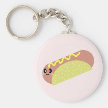 LLAVERO LINDO DEL PERRITO CALIENTE DE KAWAII
