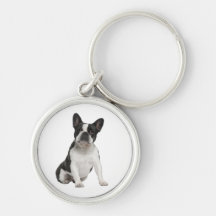 Llavero lindo del perro de perrito del dogo francé