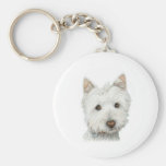 Llavero lindo del perro de Westie