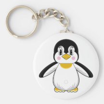 Llavero lindo del pingüino