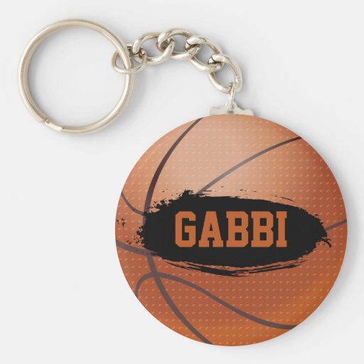 Llavero/llavero del baloncesto del Grunge de Gabbi