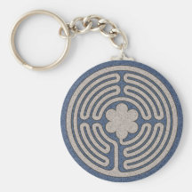 Llavero medieval neo del laberinto