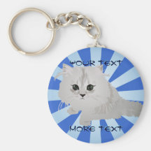 Llavero mullido del gatito