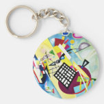 Llavero negro de la rejilla de Kandinsky