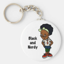 Llavero negro y Nerdy