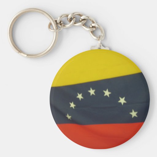 Llavero ondulado de la bandera de Venezuela