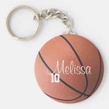 Llavero personalizado del baloncesto