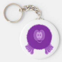Llavero púrpura de Pom Pom PAL