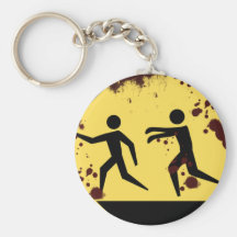 Llavero rápido sangriento de los zombis