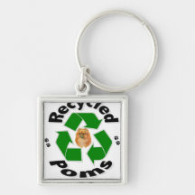 Llavero reciclado de Poms