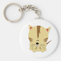 Llavero redondo de Cub de tigre