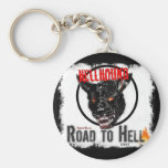 Llavero redondo del Hellhound