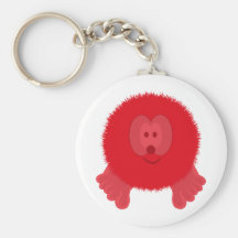 Llavero rojo de Pom Pom PAL
