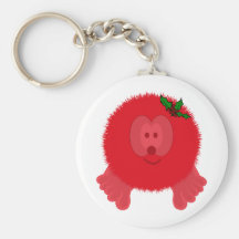 Llavero rojo de Pom Pom PAL del arco del acebo