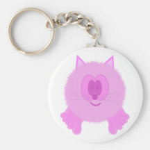 Llavero rosado de Pom Pom PAL del gato