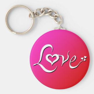 Llavero rosado del amor de la mezcla