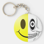 Llavero sonriente del cráneo