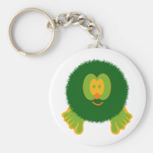 Llavero verde y anaranjado de Pom Pom PAL