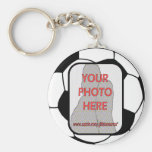 Llaveros adaptables del balón de fútbol de la foto