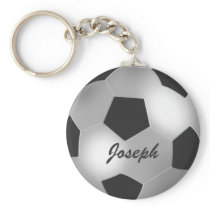 Llaveros de plata adaptables del balón de fútbol llaveros