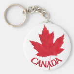 Llaveros del recuerdo de Canadá y regalo del llave