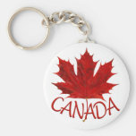 Llaveros del recuerdo de Canadá y regalo del llave