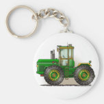 Llaveros verdes del tractor del monstruo