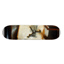 Llaves antiguas en el periódico patines personalizados