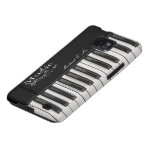 Llaves brillantes personalizadas del piano galaxy SII funda