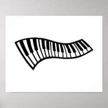 Llaves del piano posters
