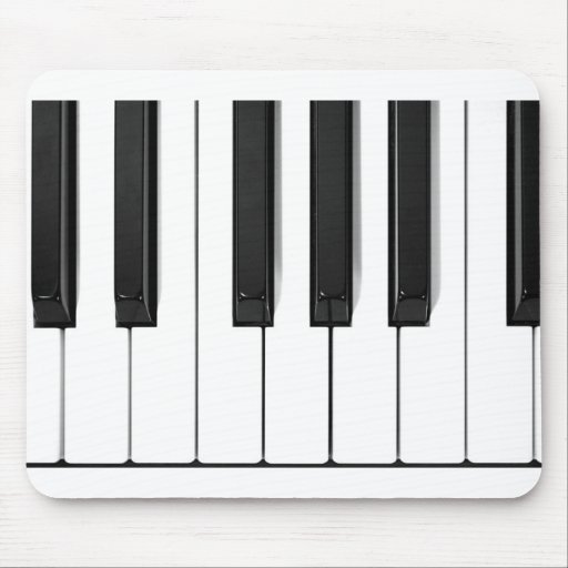 llaves del piano tapete de ratón