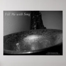 "Lléneme del saxofón Bell de la canción" - Poster