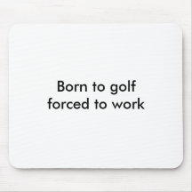 Llevado a golfforced para trabajar tapetes de raton