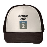 Llevado el 2 de julio gorro