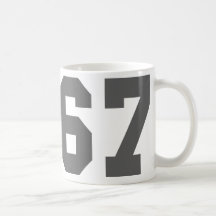 Llevado en 1967 taza de café