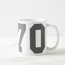 Llevado en 1970 tazas de café