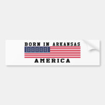 Llevado en Arkansas Etiqueta De Parachoque