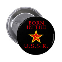 Llevado en el botón de URSS Pins