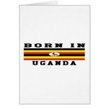 Llevado en Uganda Tarjeton