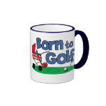 Llevado Golf Tazas De Café