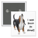 Llevado gritar el Pin de Basset Hound
