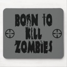 Llevado matar a zombis tapete de raton
