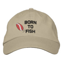 Llevado pescar el gorra bordado gorra de beisbol