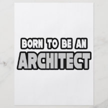 Llevado ser un arquitecto flyer personalizado